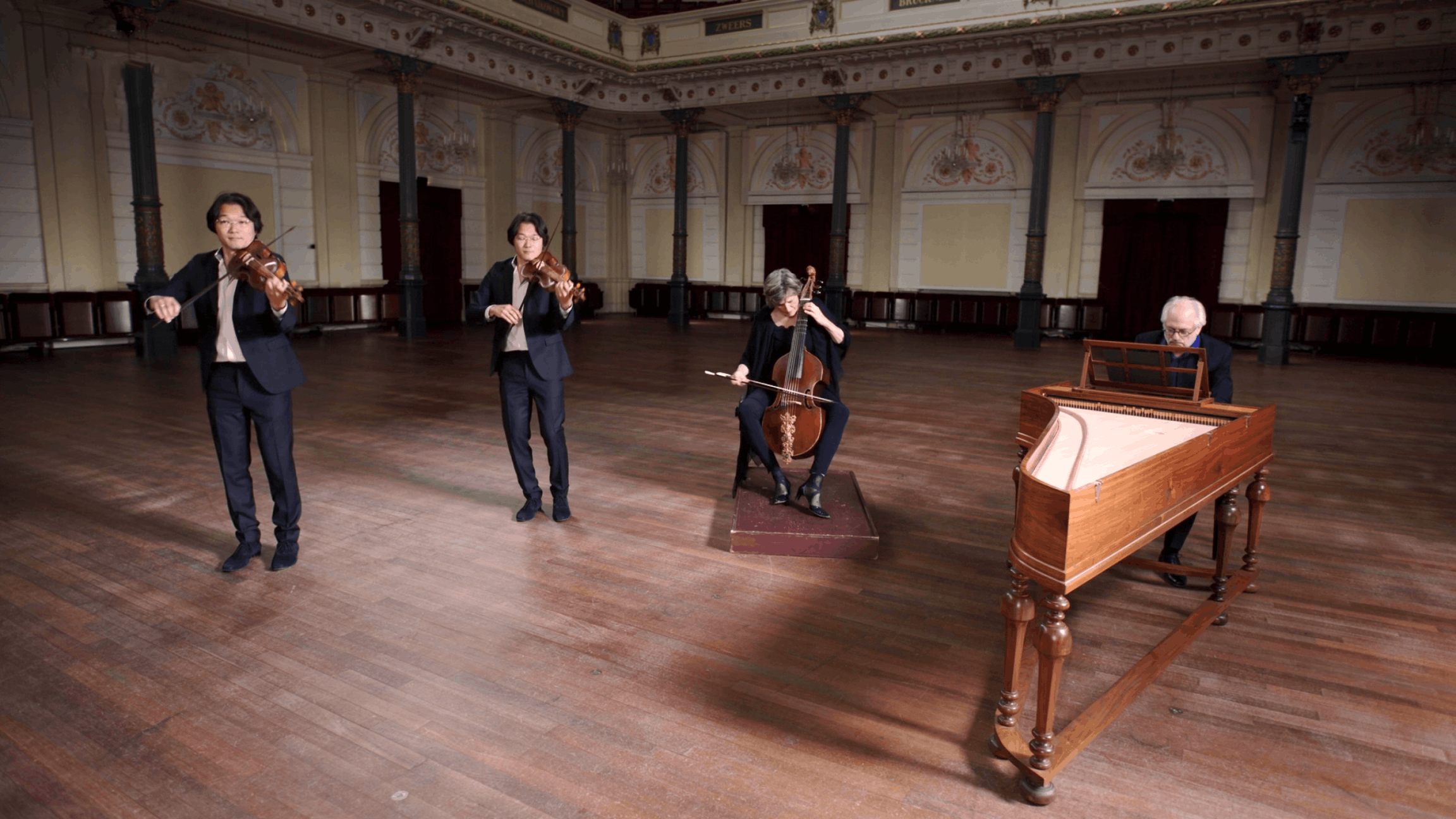 Canon a 2 violini in unisono uit Musikalisches Opfer