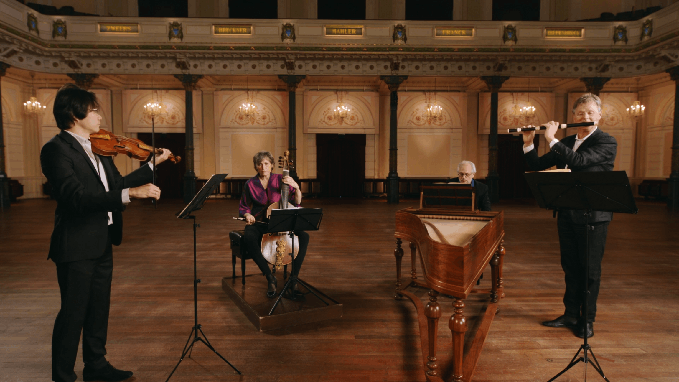 Sonata a traversa, violino e continuo uit Musikalisches Opfer
