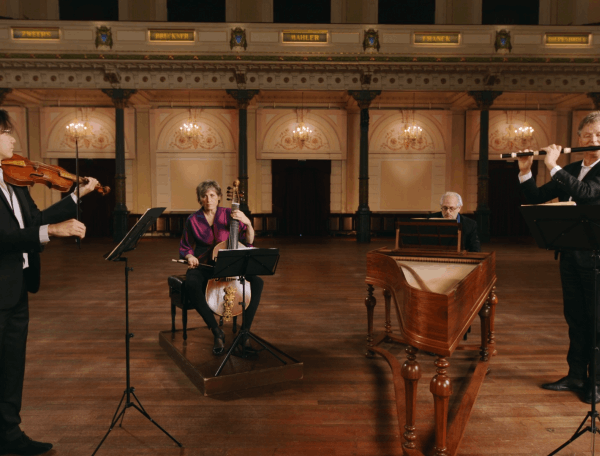 Sonata a traversa, violino e continuo uit Musikalisches Opfer