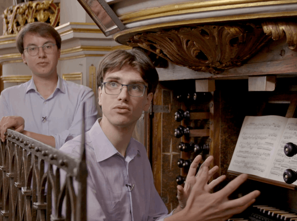 Duetten op het orgel van Freiberg