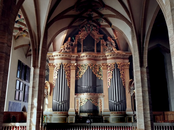 Het Silbermann-orgel in Freiberg
